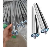 Rodillos transportadores industriales (paquete de 2) de 25 mm de diámetro for fábricas y cortadoras de césped. Cinta transportadora(D25mm/L240mm)