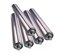 Rodillos transportadores industriales silenciosos de 60 mm de diámetro y 100 mm de longitud, ideales para transportadores, remolques de barcos, cortadoras de césped y soluciones eficientes de manejo