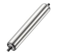 Rodillos transportadores Rodillo metálico de 38 mm de diámetro, Reemplazo de rodillos transportadores de funcionando sin problemas para líneas de montaje, Tamaño personalizable(1pc,13.8in/350mm)