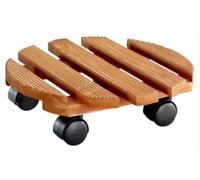 Rodillos Transporte Carrito de Plantas Flor Multiroller Country Castaña Scooter