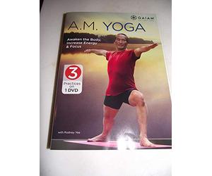 Rodney Yee -- AM Yoga -- Awaken The Body Increase Energy & Focus -- 3 Practices On One DVD