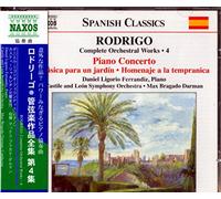 Rodrigo, J. - Rodrigo : Musique pour orchestre volume 4 : Piano Concerto