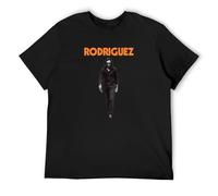 Rodríguez Walking Sixto Searching for Sugar Man Cold Fact Cd DVD Vinyl B T-Shirt Man's Fashion Cotton Black Clothes, Negro , S