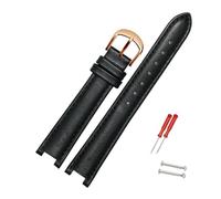 Rodsah Correa de reloj de cuero de 12 a 20 mm con muescas para hombre y mujer, accesorios para relojes de hombre y mujer,18x8mm