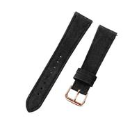 Rodsah Correa de reloj de cuero de gamuza suave de 20 mm y 22 mm Pulsera de reloj de cuero vintage de liberación rápida,20mm