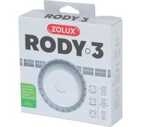 Rody3 - Rueda para ejercicio silenciosa de color blanco, para animales pequeños, hámsteres, conejos, para todas las jaulas