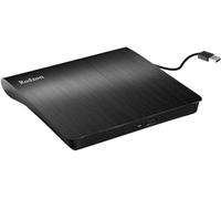 Rodzon Grabadora Externa USB 3.0, Unidades Portátil CD/DVD /-RW/ROM Estable con Lector/Quemador/Re - Quemador para Win 10/8 / 7 / XP/Vista/Linux/Mac OS