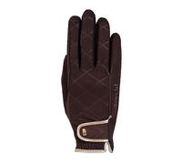 Roeckl Guantes de equitación Deportivos Julia, Guantes de Invierno para Mujer, Color marrón 6.5