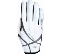 Roeckl Guantes de Equitación Solares "Laila", Blanco - 6,5 Roeckl