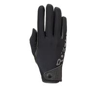 Roeckl Guantes de equitación Sports MUENSTER, Guante de Torneo de Verano, Color Negro 6.5