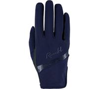 Roeckl Guantes de Mujer "Lorraine", Azul Oscuro - 6 Roeckl