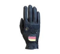 Roeckl Guantes Deportivos de equitación Maryland, Guantes de equitación de Verano, Color Negro, 8.5