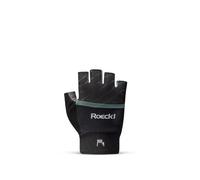 Roeckl Sports Bonau 2 - Guantes cortos para bicicleta, talla 8,5, color negro y verde