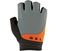 Roeckl Sports ITAMOS 2 - Guantes de ciclismo de alto rendimiento, color gris/naranja 7