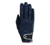 Roeckl Sports Julia, Guantes de equitación para Mujer, Color Azul Oscuro 8