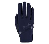 Roeckl Sports Lorraine - Guante de equitación para Mujer, Color Azul Marino 6.5