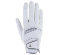 Roeckl Sports Millero - Guante de equitación para el Tiempo Libre y el Verano, Color Blanco 6,5