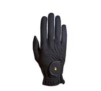 Roeckl Sports ROECK-Grip Junior - Guantes de equitación para niños, Color Negro, Talla 4