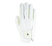 Roeckl Sports ROECK-Grip Lite - Guante de equitación (7,5 cm), Color Blanco
