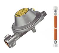Roeder GOK - Regulador de Gas para Caravana (30 mbar, 1,2 kg/h, con Manguera, 8 mm)