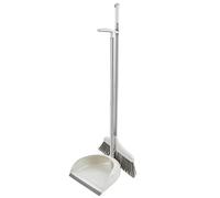 Roellgs Escoba y recogedor vertical con mango largo para limpieza y barredora doméstica