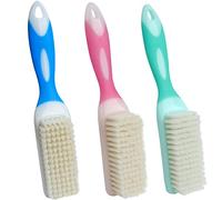Roellgs Kit de limpieza de 3 piezas, juego de cepillos de cerdas suaves con agarre cómodo para el hogar, zapatos, lavandería y más