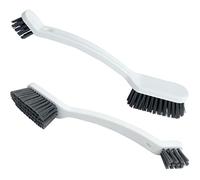 Roellgs Paquete de 2 cepillos para zapatos, cepillo de limpieza de suelo, cepillo de limpieza de grietas, baño, ducha, fregadero, cepillo de limpieza de suelos, cepillo de limpieza de grietas, cepillo