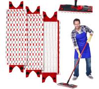 ROELLY Recambio Mopa 3 Piezas para Vileda Ultramax y Ultramax Turbo,Microfibra, Elimina 99% Bacterias Solo con Agua,Atrapa Fácilmente Suciedad,Lavable 60°C,Ideal para Todos Suelos Duros