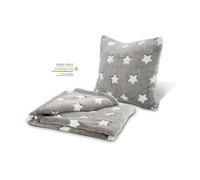 Römer Wellness - Juego de edredón y Almohadas (poliéster, 45 x 45 x 25 cm), Color Gris