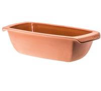 Römertopf Brotbackform aus Keramik Kastenform für 1,5Kg Backgut 34,5cm Brottopf zum Backen von Brot & Kuchen