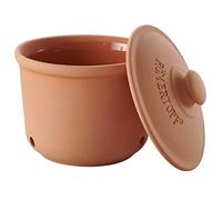 Römertopf Medi - Recipiente de cerámica natural para conservar alimentos, Ø 16 cm, transpirable, color terracota
