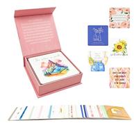 ROEOWENE 50PCS Tarjetas de Afirmaciones Positivas para Mujeres Cartas de Mindfulness y Motivación con Frases Inspiradoras Afirmaciones Diarias de Amor Propio Karten Regalo für Erwachsene,Geburtstag
