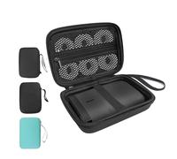 ROEOWENE Funda Estuche Rígido Compatible con Pristar P15/Nelko P21/NIIMBOT D11/SUPVAN E10/PRT Etiquetadora Bluetooth Portátil Mini Impresora de Etiquetas Adhesivas Label Maker Case (Solo Bolsa)-Negro1