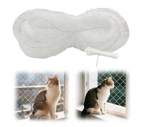 ROEOWENE Red para Gatos Balcon 8x3m Terraza Transparente Malla Gatos Ventana Malla Antipajaros Mallas Antipalomas Nylon Red de Protección para Gato Reds de Seguridad Resistente para Jardín,Balcón