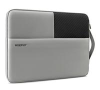 ROEPHY Funda impermeable para portátil de 14 a 15 pulgadas, para MacBook Air M4 / A3241 M3 / A3114 M2 / Surface Laptop / Acer / Lenovo / HP / Dell Notebook Ultrabook, color gris