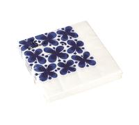 Rörstrand Servilletas de papel Mon Amie. set de 20 azul-blanco