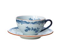 Rörstrand Set de regalo Taza con platillo Ostindia 16 cl Azul-blanco