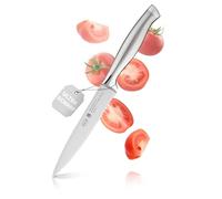 RÖSLE Basic Line Cuchillo universal con filo dentado, cuchillo de cocina para uso universal, para frutas y verduras. Hoja de acero especial, acero inoxidable 18/10, mango ergonómico