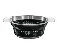Rösle 16124 - Escurridor plegable (24 cm), color negro
