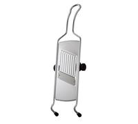 Rösle Cortador de Mandolina con Mango de Alambre, Rallador de Calidad para Verduras Como Pepinos, Zanahorias o Setas, con Pies de Silicona, Acero Inoxidable 18/10, 40 cm