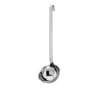 Rösle Cucharón de calidad con mango de gancho, acero inoxidable 18/10, 8 cm, apto para lavavajillas