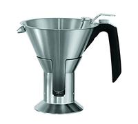 RÖSLE Embudo para fondant, embudo de salsa para dosificar líquidos, con incrustación interna y boquillas intercambiables, acero inoxidable 18/10