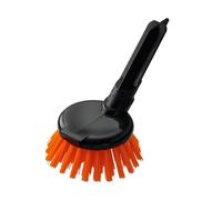 Rösle Ersatzkopf für Spülbürste antibakteriell Cabezal de Repuesto para Cepillo de Fregar, Naranja/Negro, 11.5x6.5x6 cm