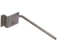 Rösle Keuken Gancho de barra, acero inoxidable, plata, talla única