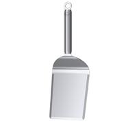 Rösle Plancha-Spachtel breit Espátula para Barbacoa, Plateado | Espátula de alta calidad con esquinas redondeadas para dar vuelta a la carne y verduras, apta para lavavajillas