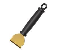 RÖSLE Rasqueta universal para barbacoa Scrap X de alta calidad con hoja de latón de doble cara, limpia la cámara de combustión y el cristal