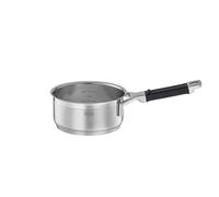 RÖSLE SILENCE PRO Cazo, cazo Universal de Acero Inoxidable 18/10, 16 cm, mango de silicona, Escala Interna, Apta para Inducción, Apta para Lavavajillas