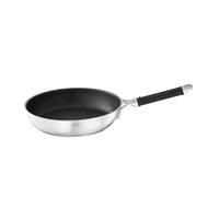 RÖSLE SILENCE PRO Sartén con revestimiento antiadherente de ProResist, mango de silicona, 24 cm, acero inoxidable 18/10, apta para inducción y lavavajillas