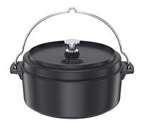 RÖSLE VARIO, Horno holandés de hierro fundido esmaltado, tapa utilizable como sartén, con asa, 8,5 l