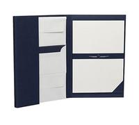 Rössler - Carpeta de papel de carta con 25 hojas y 25 sobres, azul
